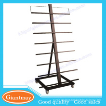 Customzied classic single-sided flooring metal ceramic tiles display stand